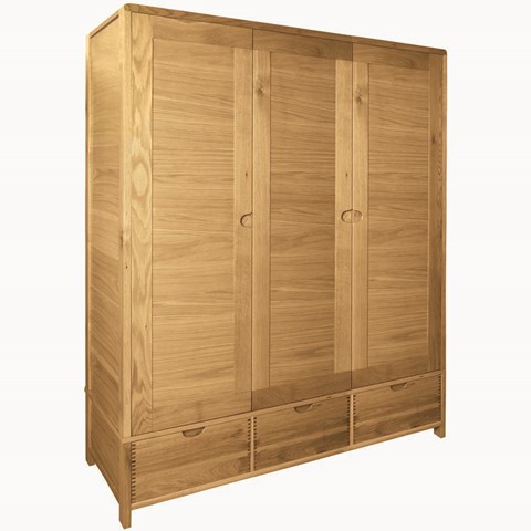 Ercol Bosco 3 Door Wardrobe