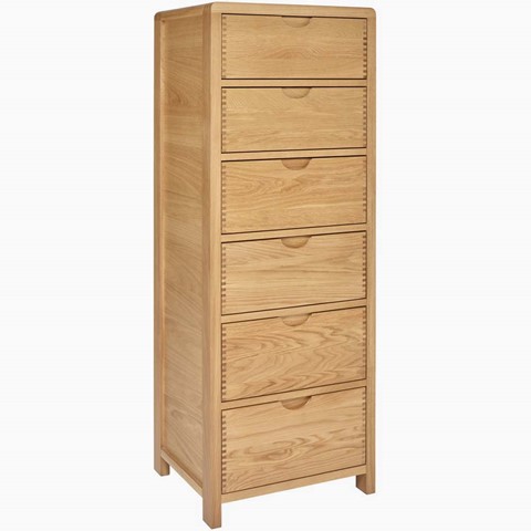 Ercol Bosco 6 Drawer Tall Chest