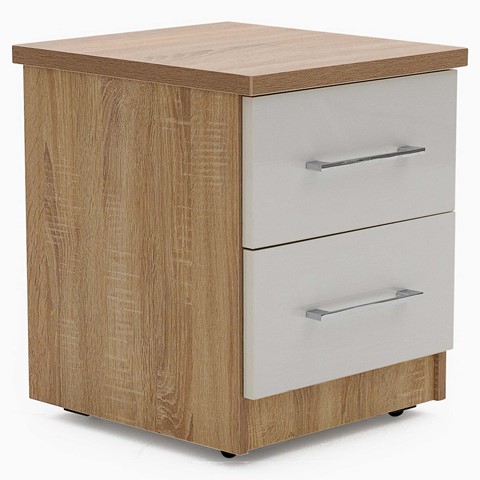 Catania 2 Drawer Bedside