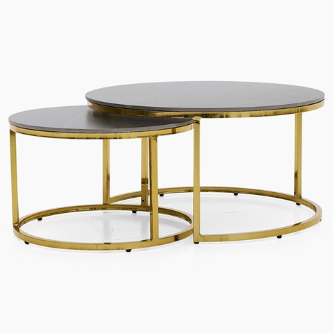 Circo Black Coffee Nest of Tables