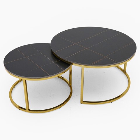 Circo Black Coffee Nest of Tables