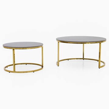 Circo Black Coffee Nest of Tables Image