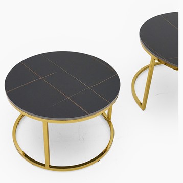 Circo Black Coffee Nest of Tables Image