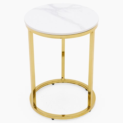 Circo White Side Table