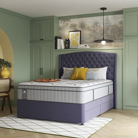 Sealy Crawford Plush Divan Bed Set