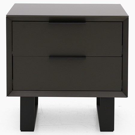 Eclipse 2 Drawer Bedside Table primary image