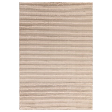 Karis Beige Plain Stripe Rug