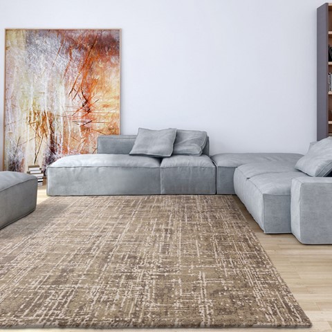 Karis Beige Abstract Rug