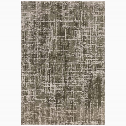 Karis Green Abstract Rug