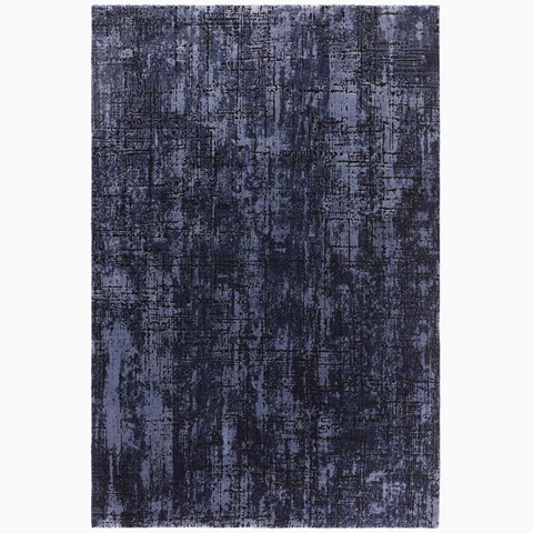 Karis Navy Abstract Rug