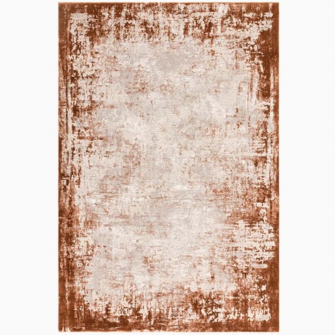 Karis Terracotta Border Rug