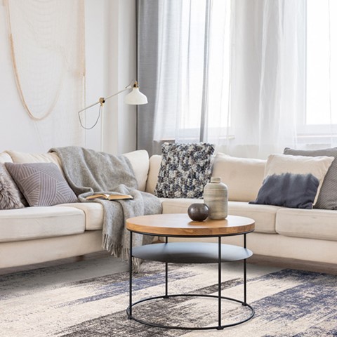 Karis Blue Lines Rug