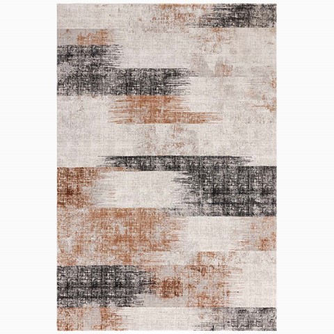 Karis Terracotta Lines Rug