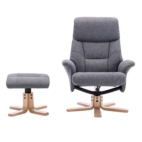 Marseille Swivel Recliner & Footstool