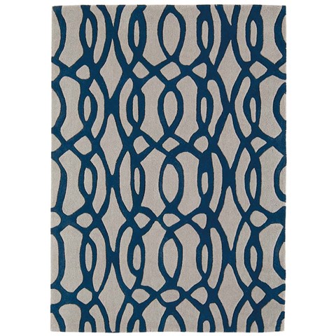 Maddox Blue Wire Rug