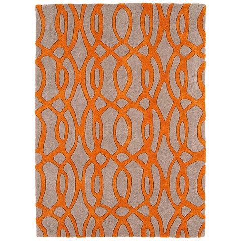 Maddox Orange Wire Rug