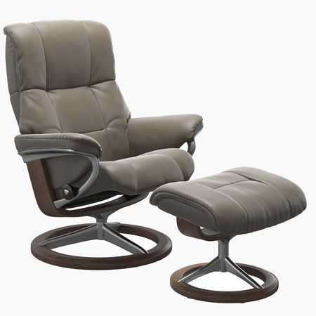 Stressless Mayfair Signature Base Recliner Chair with Footstool primary image