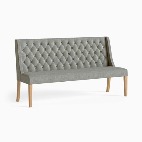 Navarre Button Back Dining Bench