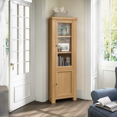 Navarre Corner Display Cabinet