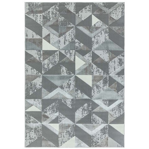 Opal Silver Flag Rug