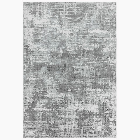 Opal Silver Abstract Rug