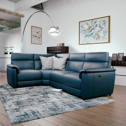 Orkney Corner Sofa with 2 Power Recliners