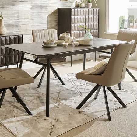Osaka Extending Dining Table & 4 Cora Chairs Set image
