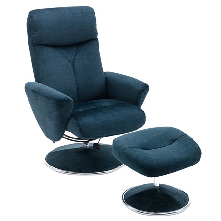 Paddington Swivel Recliner & Footstool primary image
