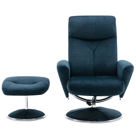 Paddington Swivel Recliner & Footstool