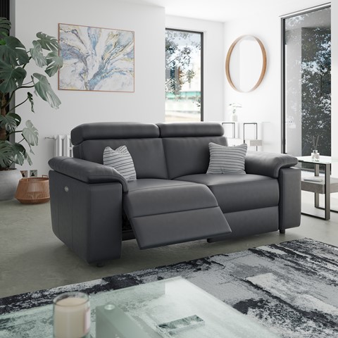 Nicoletti Rossini II 2 Seater Double Power Recliner Sofa