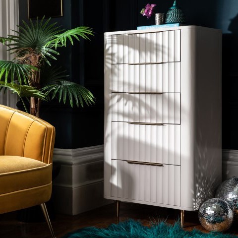 Saskia 5 Drawer Tall Chest