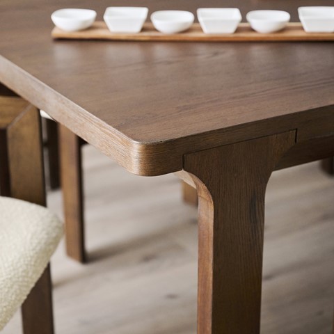Sonoma Large Extending Dining Table & 4 Dining Armchairs Set