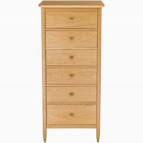 Ercol Teramo 6 Drawer Tall Chest