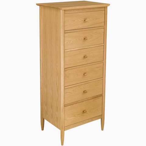 Ercol Teramo 6 Drawer Tall Chest