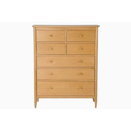 Ercol Teramo 7 Drawer Tall Wide Chest primary image