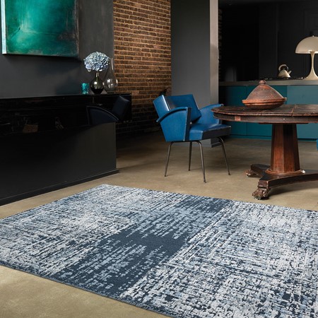Torino Petrol Blue Rug primary image
