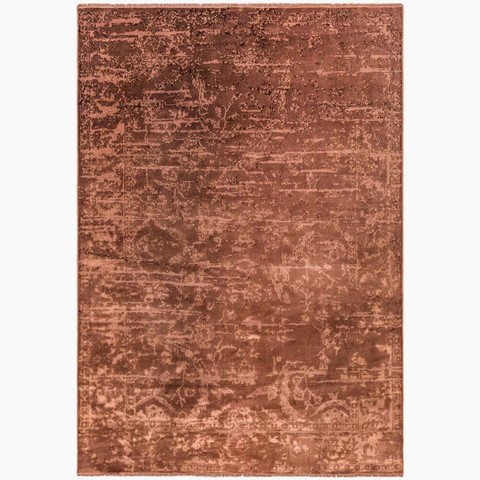 Zehraya Rust Abstract Rug